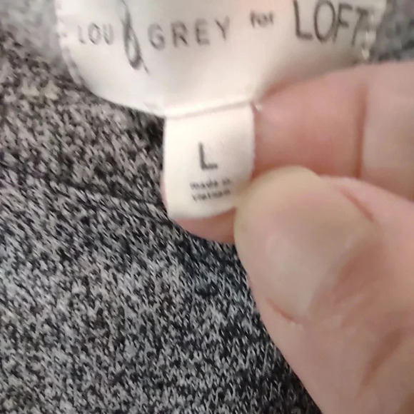 Lou & Grey for Loft pullover emoji sweatshirt women's size L - Picture 6 of 8